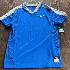 Nike Kids Blue and Gray Short Sleeve Tee